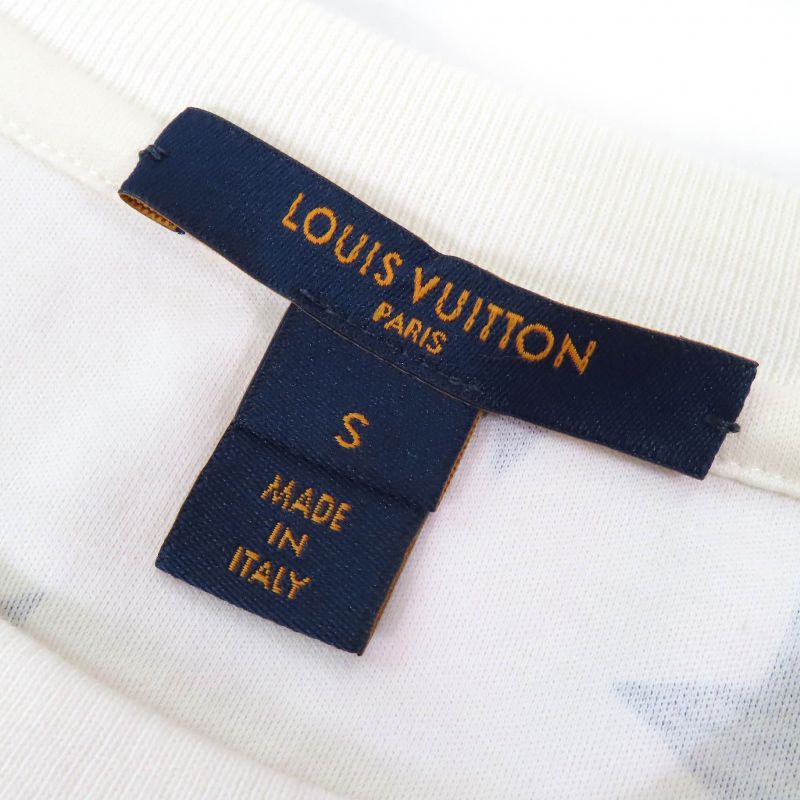 Louis Vuitton 22AW 1aa9wz 100% Cotton LV Logo Star Chain Crew Neck Short Sleeve
