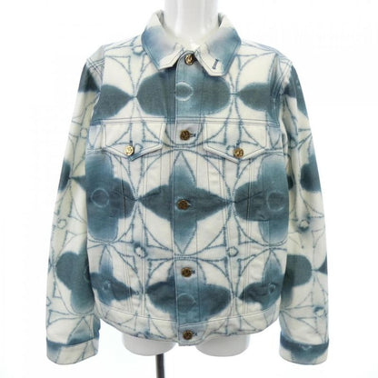 Louis Vuitton Monogram Shibori Printed Denim Jacket Hoa90 Wx67