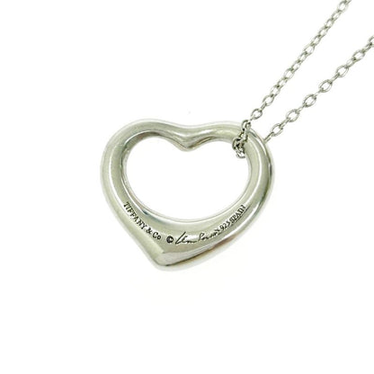 Tiffany & Co Tiffany & Co Silver Elsa Peretti Open Heart Necklace 2.8g 925