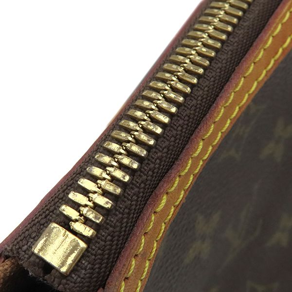 Louis Vuitton Handbag Palermo PM Monogram Canvas Monogram Gold Hardware Brown