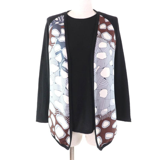 Hermes Vintage Cashmere Silk Blend Margiela Period Long Sleeve Cardigan +
