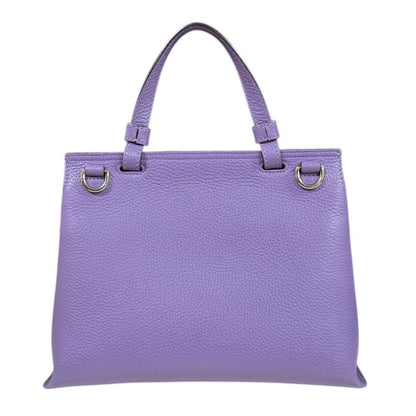 Gucci Daily Bamboo Shoulder Bag Leather 370831 Purple Ladies Gucci
