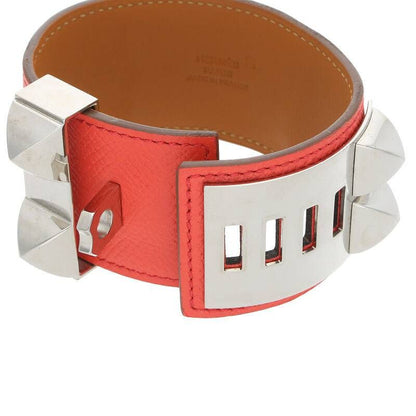 Hermes Collier De Chien Collier De Chien T Engraved Svhardware Leather Bracelet