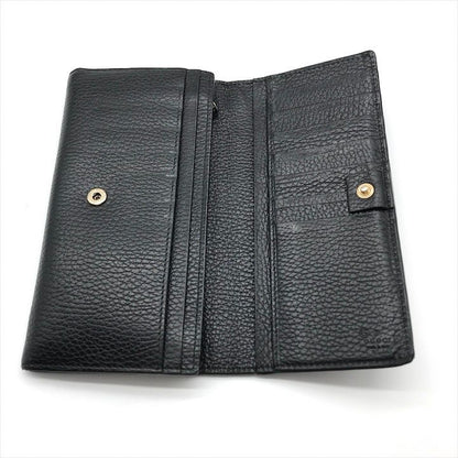 Gucci Inter Locking Leather Bifold Wallet Black