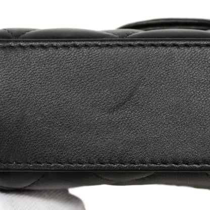 Chanel Shoulder Bag Matelasse Chain Lambskin Black Chien Pan Gold Hardware 2way