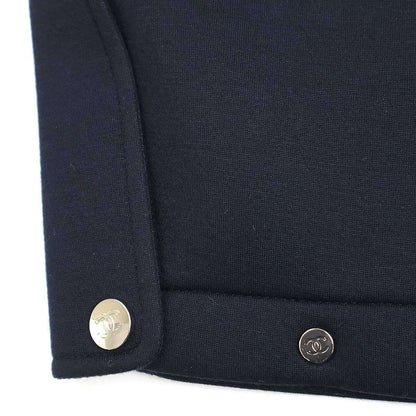 Chanel 2015 Coco Mark Stitch Bonding Jersey Pants P52118k06756 Aw003 Navy 38