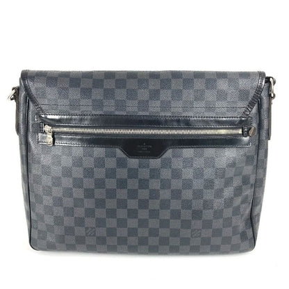 Louis Vuitton Shoulder Bag Daniel GM N58033 Damier Graphite Canvas Black