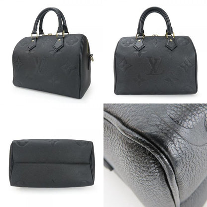 Louis Vuitton Handbag Speedy M58951 Bandoliere 25 Monogram Empreinte Noir Black