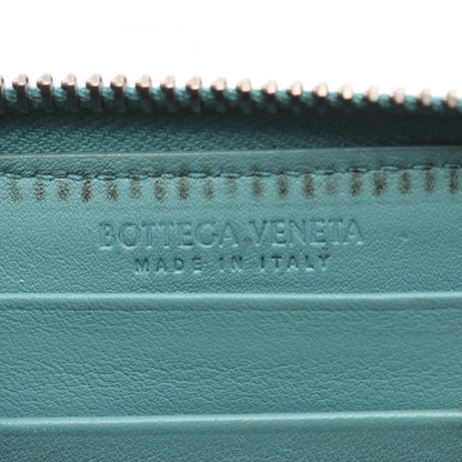 Bottega Veneta Bifold Wallet Intrecciato Light Blue Leather — view 5