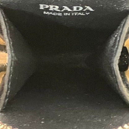 Prada Shoulder Bag Leather Triangle 1bh190 White