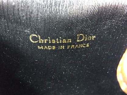 Christian Dior Trotter Canvas And Leather Coin Case Coin Purse Black Fk7613
