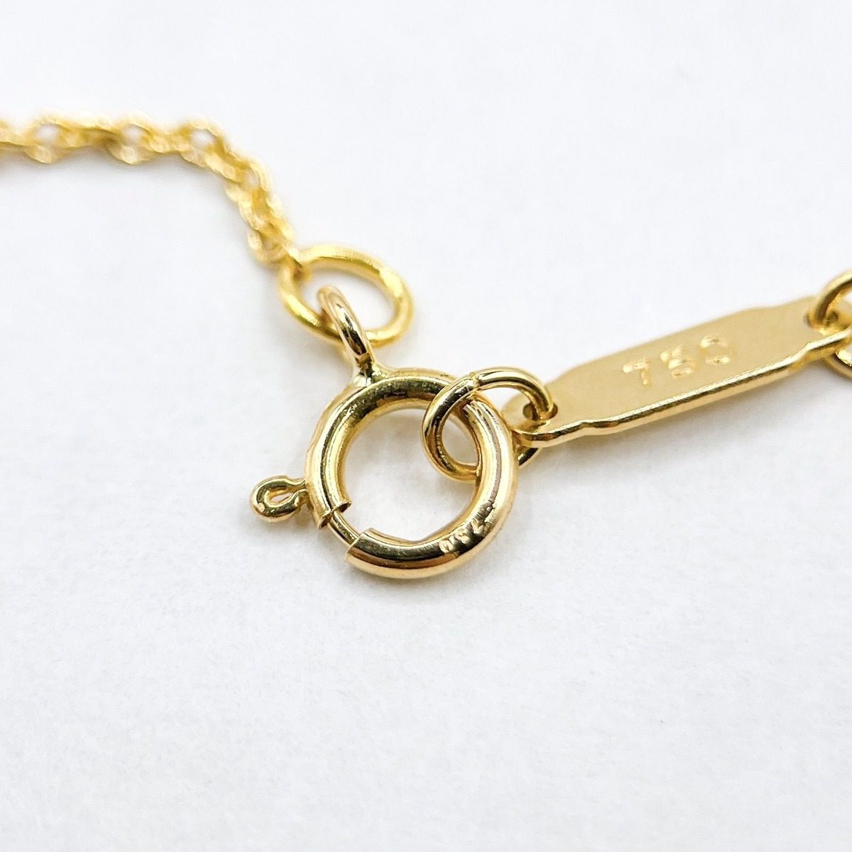 Tiffany & Co Ribbon Yellow Gold Necklace 41 cm — view 5