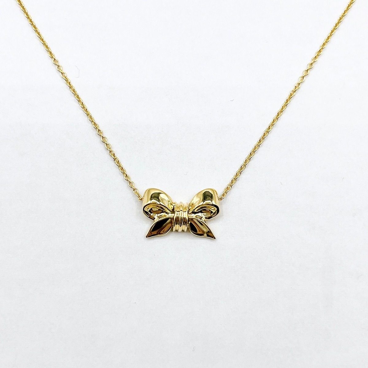Tiffany & Co Ribbon Yellow Gold Necklace 41 cm — view 6