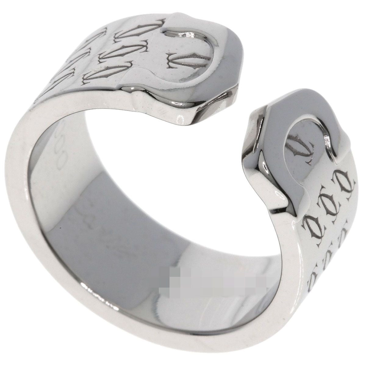 Cartier 2C Christmas Limited 51 Ring 18K White Gold