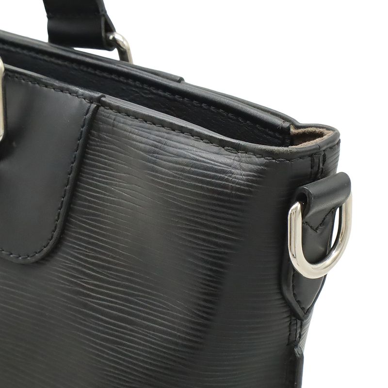 Louis Vuitton Epi Cabas Jules Tote Business Bag Document Cabasn Noir Black