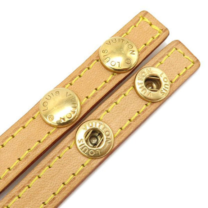 Louis Vuitton Shoulder Strap 135cm (53.15in) Nubuck Leather Beige Gold Hardware