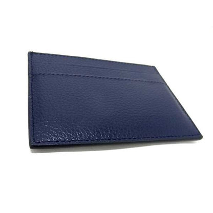 Balenciaga neo-classic Leather Card Case Holder Pass Navy — view 2