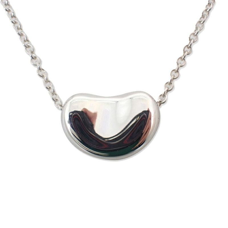 Tiffany 925 Bean Pendant Necklace
