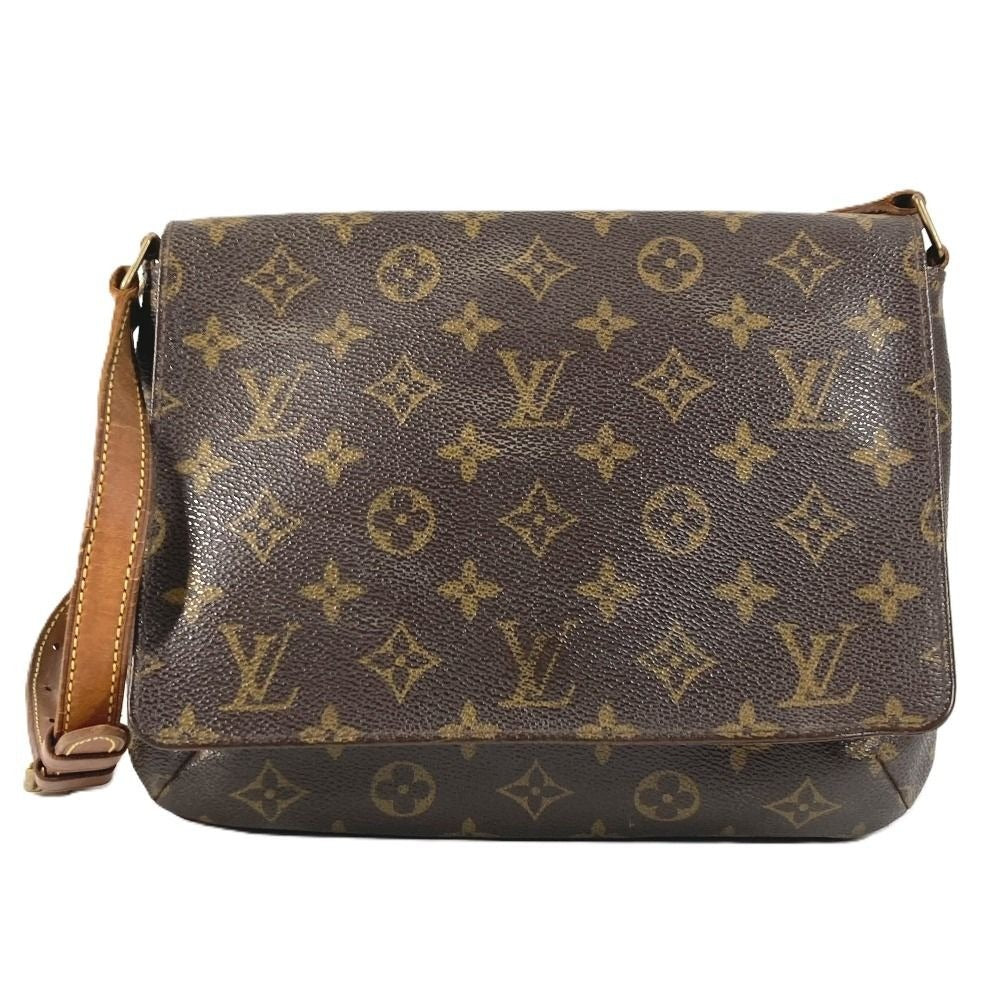 Louis Vuitton Shoulder Bag Musette Tango Monogram Canvas Brown