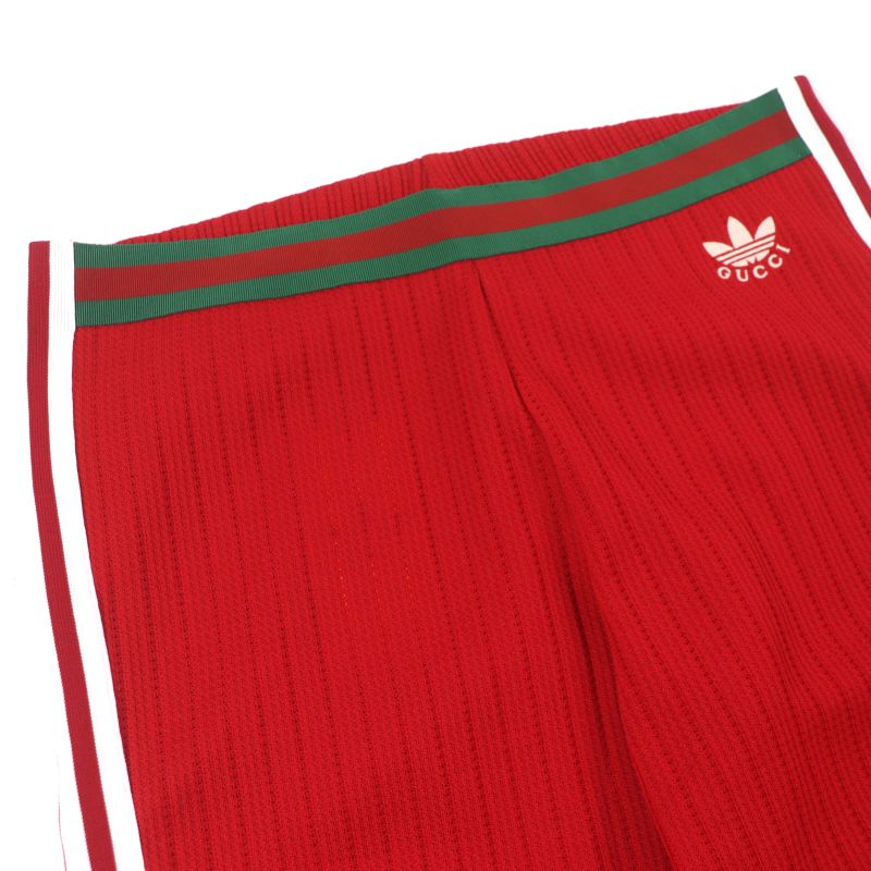 Gucci×adidas Gucci×adidas 700501 Jersey Sweatpants Trefoil Line Logo Embroidery