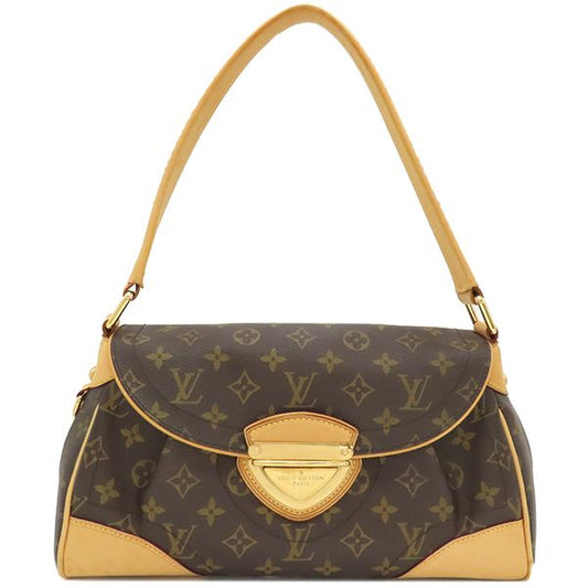Louis Vuitton Handbag Beverly MM Monogram Canvas Monogram Gold Hardware Brown