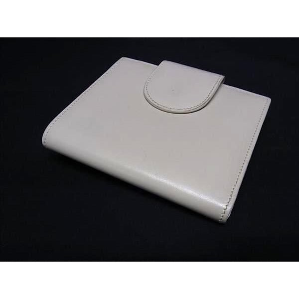 Bvlgari Bifold Wallet Cicladi Compact 23941 Pale White Color — view 3