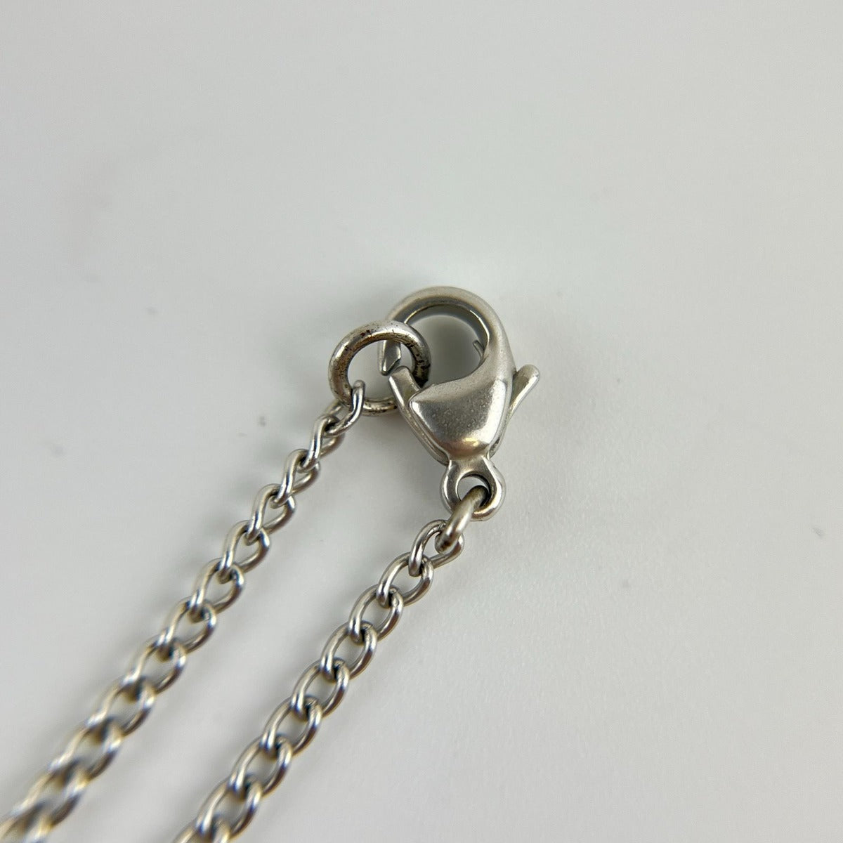 Chanel CC Logo Necklace Purple Silver Vintage — view 7