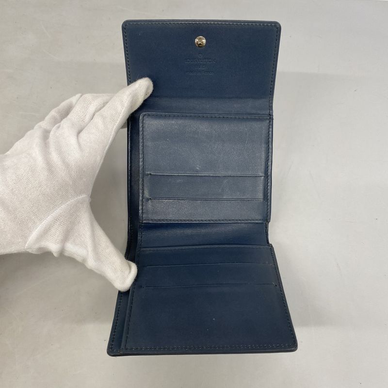 Louis Vuitton Trifold Wallet Monogram Matte Porte Monnaie Vivier Carte Cles Di