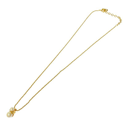 Christian Dior GP Faux Pearl Necklace Women's Gold 315466 Necklace