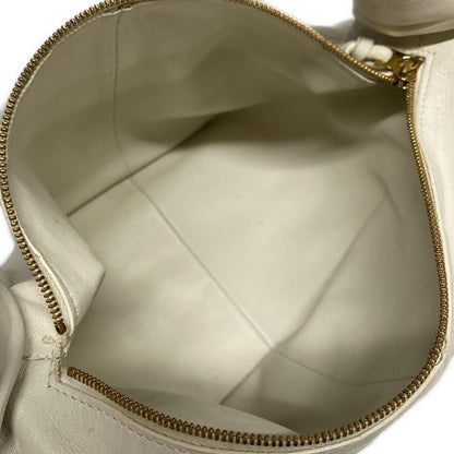 Bottega Veneta Handbag Double Knot Ivory Leather