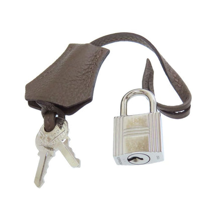 Hermes Birkin 25 Silver Hardware Handbag Togo Women