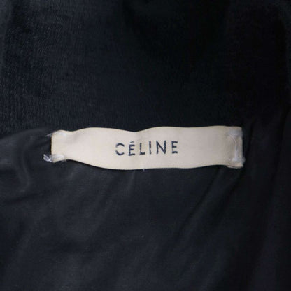 Celine by Phoebe Philo 12aw Leather Shoulder Melton Duffle Coat 6999 028-99016