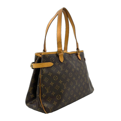 Louis Vuitton Batignolles Oriental Monogram Leather Brown Tote Gold — view 2