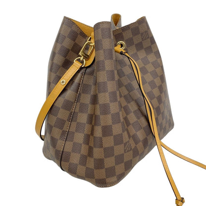 Louis Vuitton Shoulder Bag Damier Neo Noe Ebene Saffron — view 2