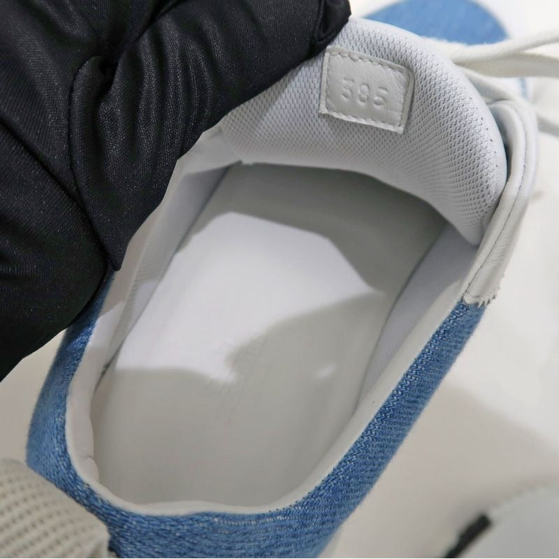 Hermes Bouncing Sneakers Size 38.5 Blue White Apparel — view 9