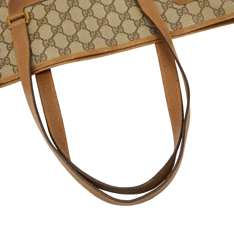 Gucci GG Supreme 3902061 Brown PVC Leather Women's Gucci