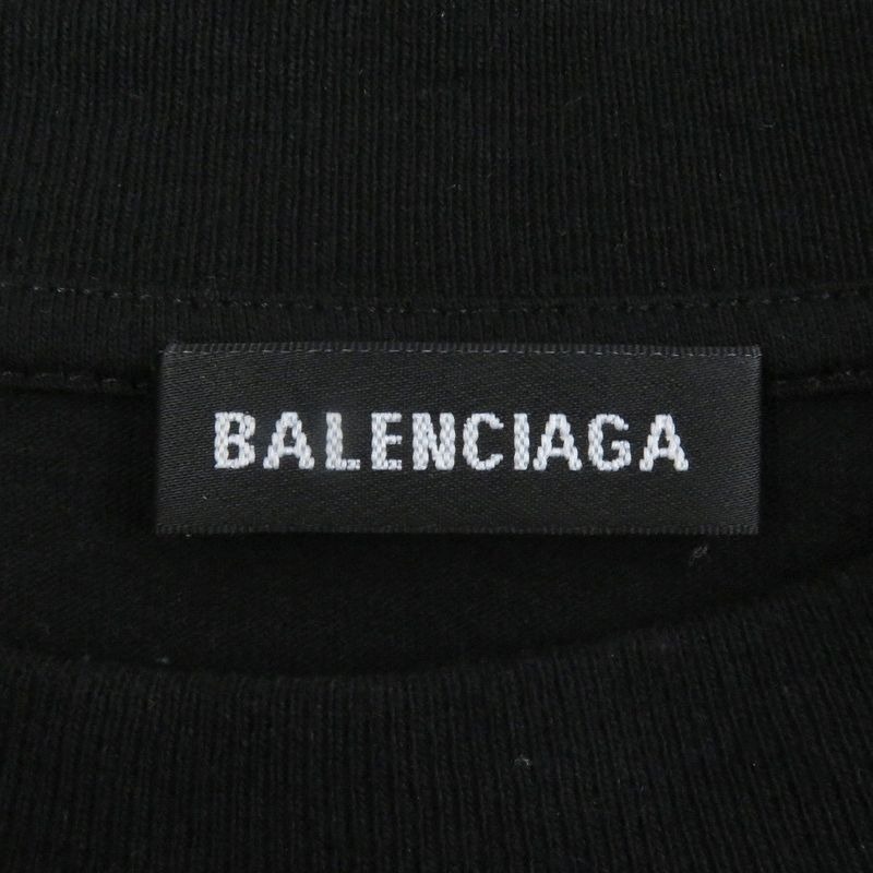 Balenciaga 541874 100% Cotton World Food Programme Logo Print Oversized Short
