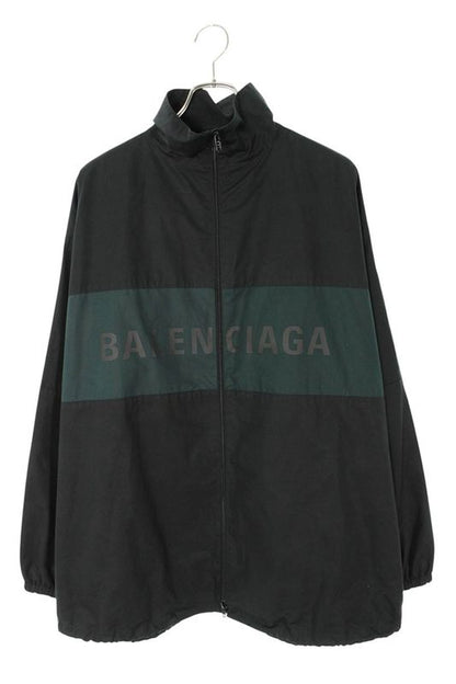 Balenciaga 725302 Tnm14 Logo Print Poplin Shirt Blouson Men's XXS