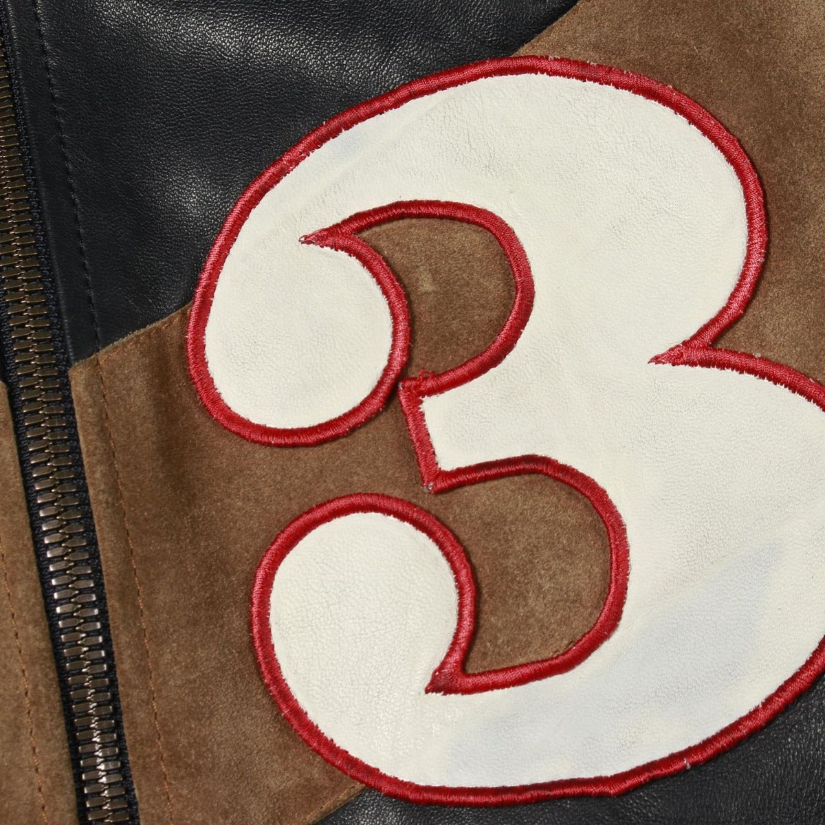 Dolce & Gabbana Leather Jacket 48 Navy Multicolor — view 6