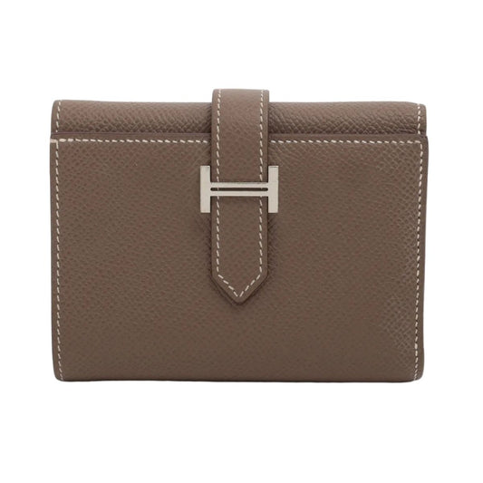 Hermes Bearn Combination Compact Wallet Veau Epsom