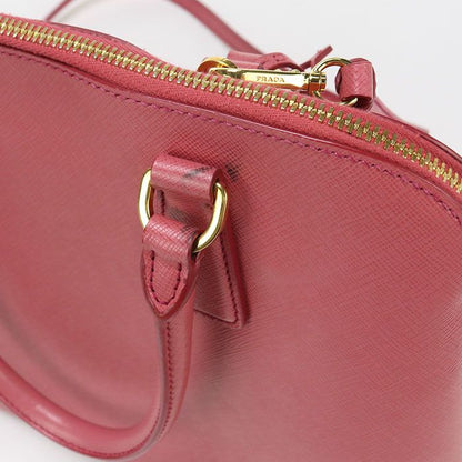 Prada 2WAY Saffiano Leather Bl0837 NZV F060m Handbag Leather Women