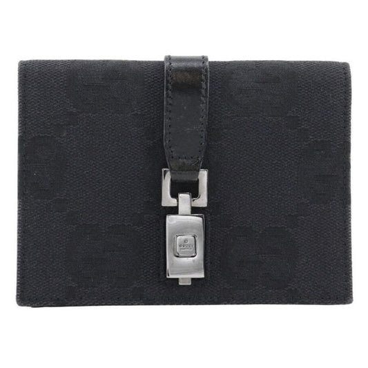 Gucci Jackie Line Belt Bag GG Canvas Black Women's Waist Bag