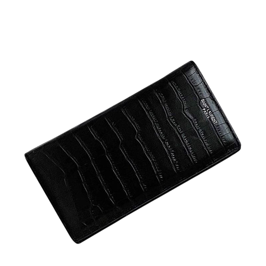 Saint Laurent Folding Long Wallet Ec22840 Black 369303