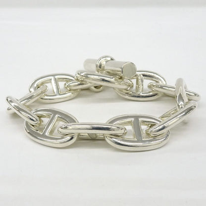 Hermes Chaine D'ancre T GM Bracelet 10 Frames Sv925 Unisex Jewelry -