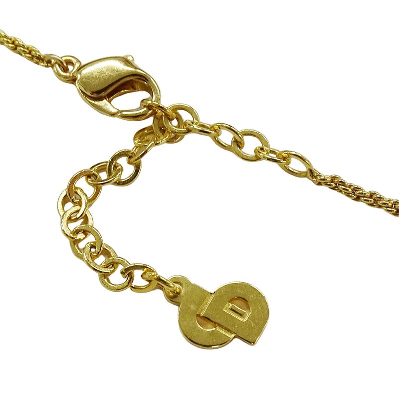 Dior Necklace Women's Brand Logo GP Gold Accessories