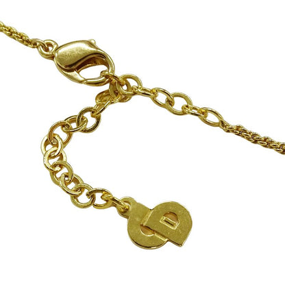 Dior Necklace Women's Brand Logo GP Gold Accessories