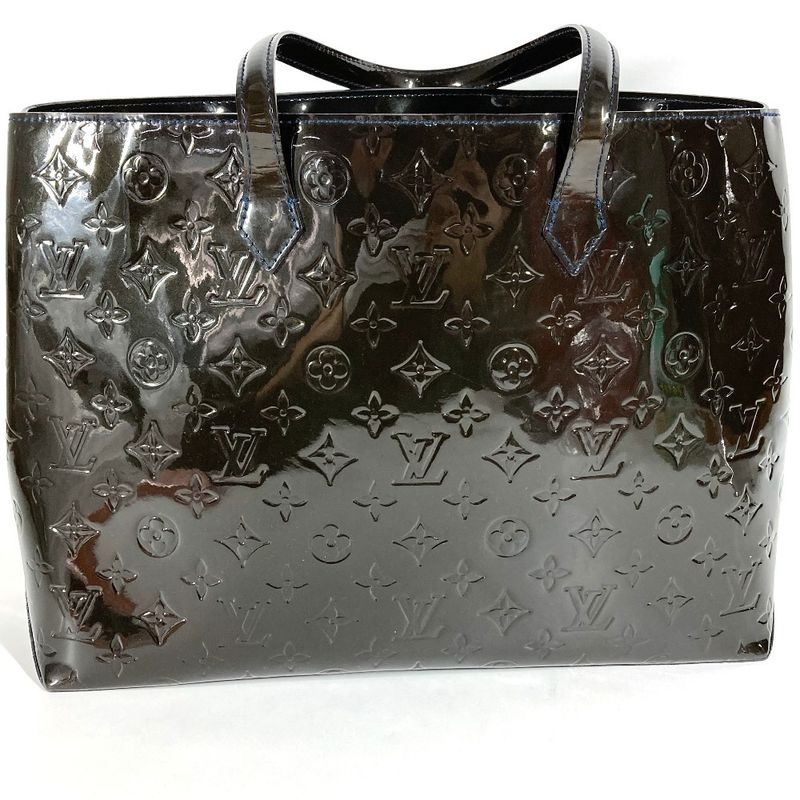 Louis Vuitton Shoulder Bag Wilshire MM Wilshire MM M91439 Monogram Vernis Blue