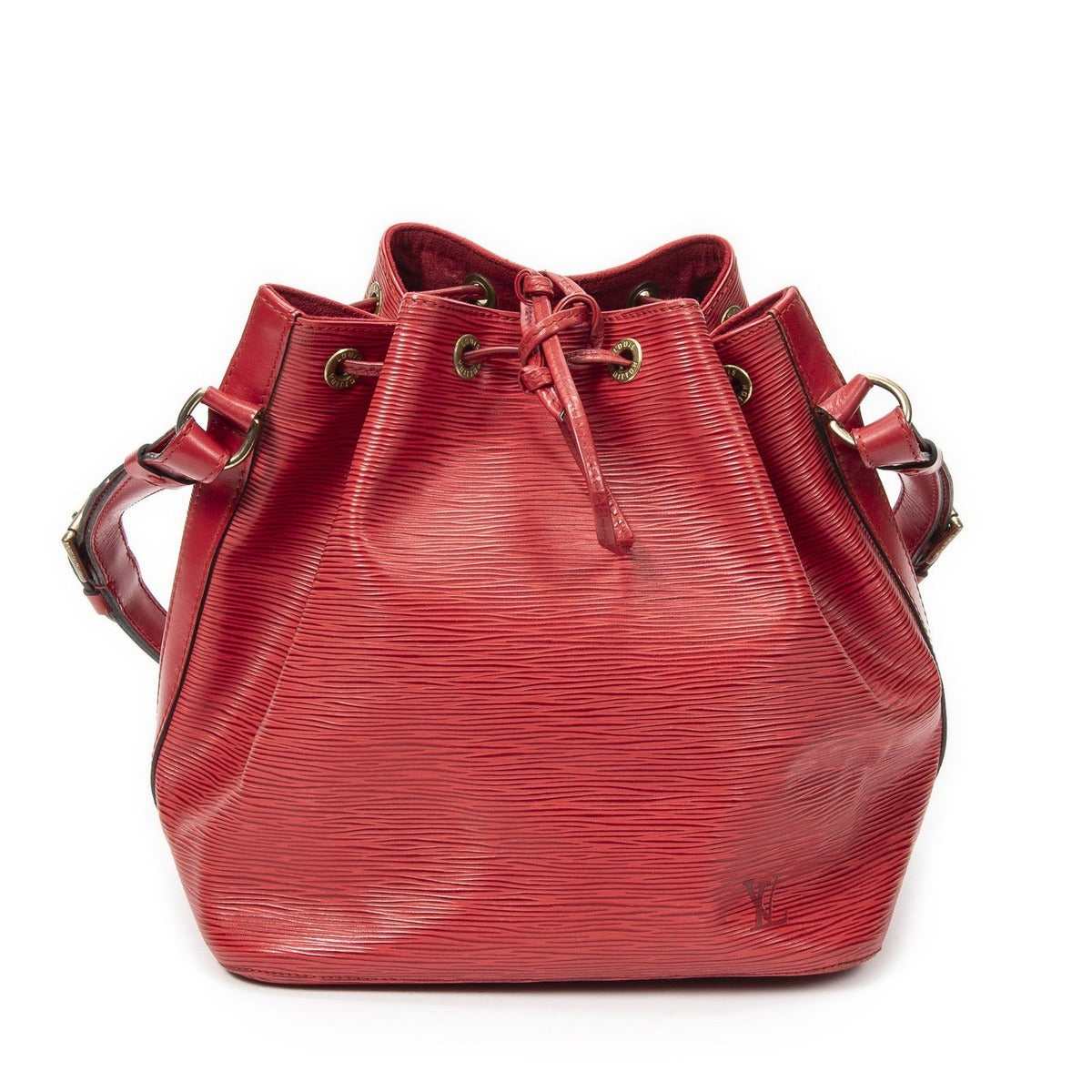 Louis Vuitton Noe Red Epi Handbag