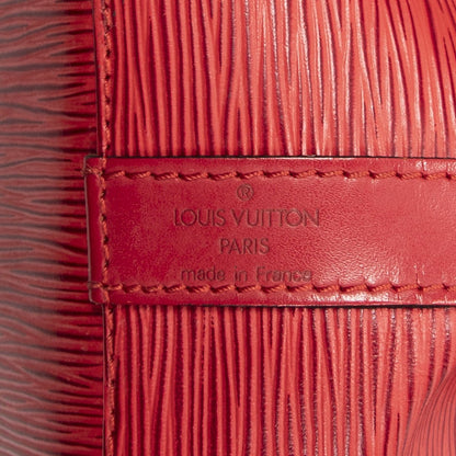 Louis Vuitton Noe Red Epi Handbag — view 10