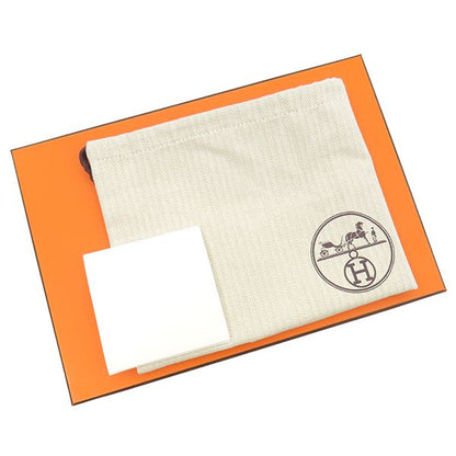 Hermes Clutch Bag Zip Tablet Vaux Epson Blue Electric Silver Hardware Blue